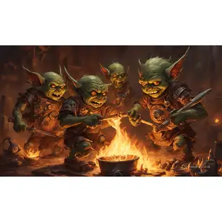 MTG Playmat Goblins - Unstitched