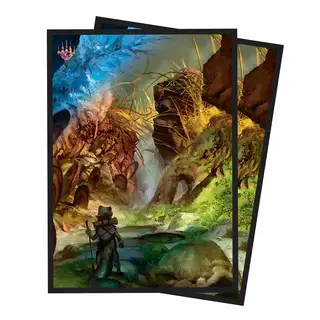 Bloomburrow Season Lands: Swamp (Summer) - Ultra Pro MTG Sleeves - 100 ct