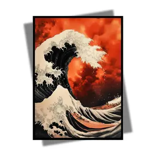 The Great Wave Creed Sleeves - AI Armor MTG Sleeves - 100 ct