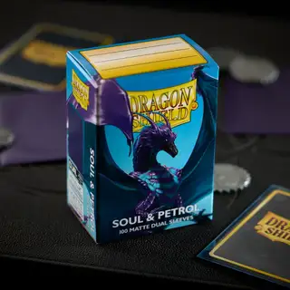 Dragon Shield Matte Dual Sleeves - Soul & Petrol