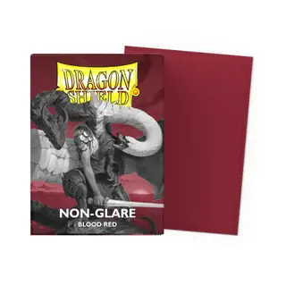 Dragon Shield Sleeves Matte Non-Glare Blood Red