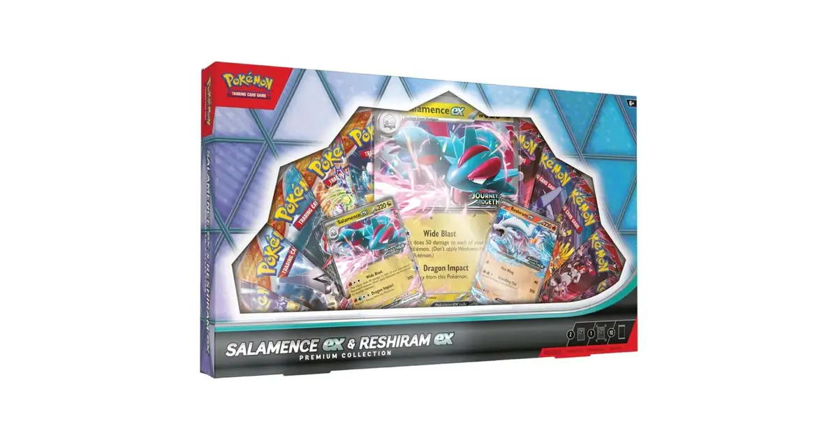 Pokemon Salamence ex & Reshiram ex Premium Collection | Pokemon | Trading  Card Games | Backwoods Wizards