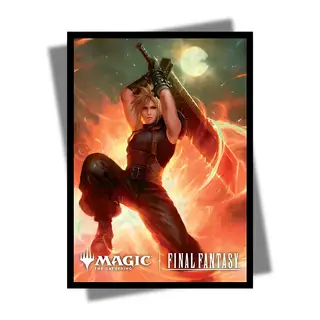 Final Fantasy: Cloud, Ex-SOLDIER - Ultra Pro MTG Sleeves - 100 ct