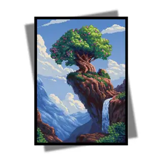 Tree Of Life (Pixel Art) - AI Armor MTG Sleeves - 100ct