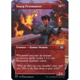 Young Pyromancer (Borderless) [Foil]