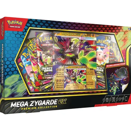 MEGA フルエクス トレーディングカード 3パック Mega Zygarde ex Premium Collection | Pokemon | Trading Card Games