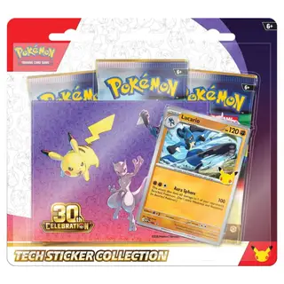Pokemon 30th Celebration Tech Sticker Collection