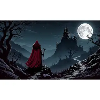 MTG Playmat The Red Wizard - Unstitched