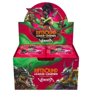 Riftbound League of Legends TCG Vendetta Booster Display
