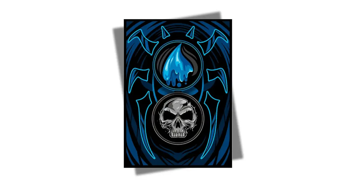 mtg dimir card sleeves Dragon Shield Magic: The Gathering Matte Dual Art Sleeves: Guildpact Series - House (100ct.) quality Dimir MTG Deck Box Realm Guard Dimir MTG Deck
