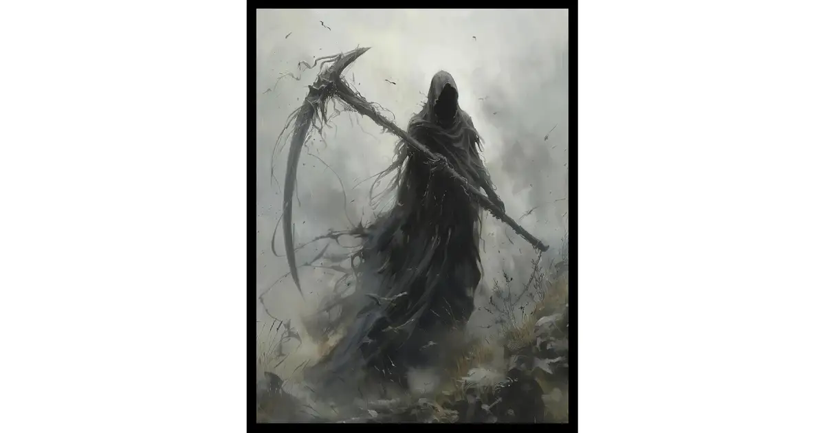 Grim Reaper - AI Armor MTG Sleeves - 100 ct | MTG Sleeves