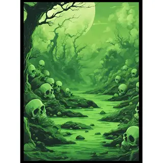 Green Toxic Poison - AI Armor MTG Sleeves - 100 ct