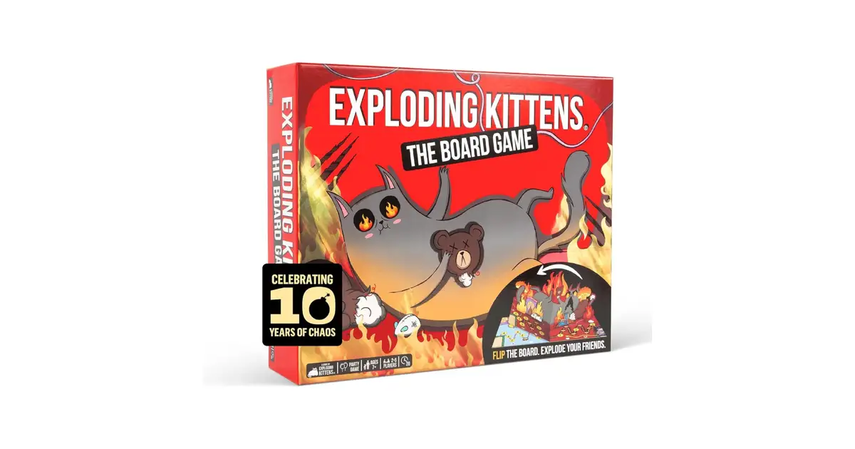Exploding Kittens: The Board Game | Tabletop Games | Backwoods Wizards