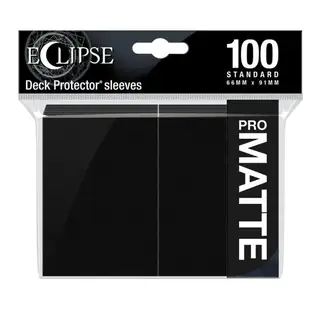 Ultra Pro Deck Protector Sleeves Eclipse Matte Black - 100 ct