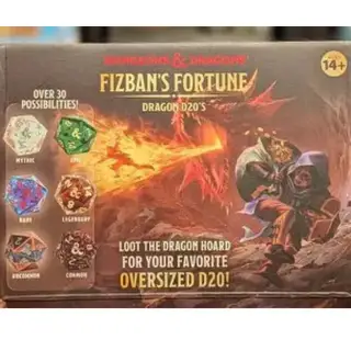 Dungeons & Dragons Fizban's Fortune Dragon D20's Treasure Packs