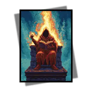 Sorcerer's Tome (Pixel Art) - AI Armor MTG Sleeves - 100ct