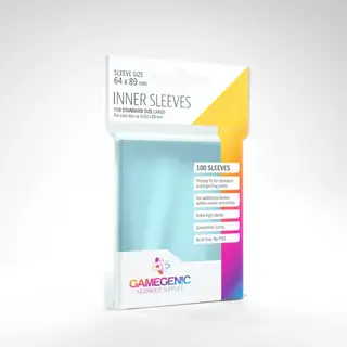 Gamegenic Inner Sleeves 64 x 89 mm - 100 ct