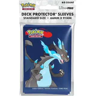 Ultra Pro Deck Protector Pokemon Sleeves Mega Charizard X - 65 ct
