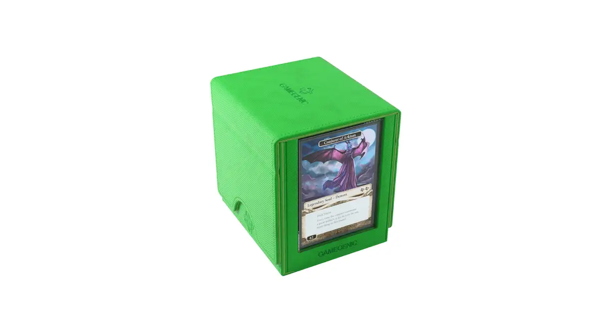 Gamegenic Sidekick Pro 100+ XL TCG Deck Box Green | MTG Deck Boxes