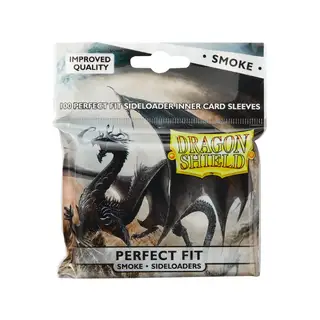 Dragon Shield Perfect Fit Inner Sleeves Smoke Side Loading