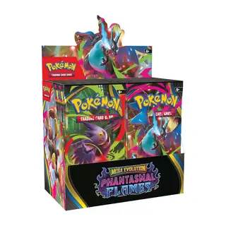 Pokemon Mega Evolution 2: Phantasmal Flames Booster Display