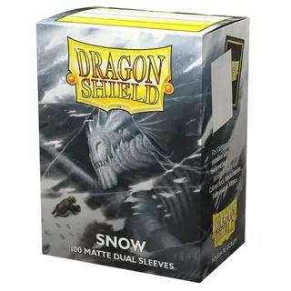 Dragon Shield Matte Dual Sleeves - Snow