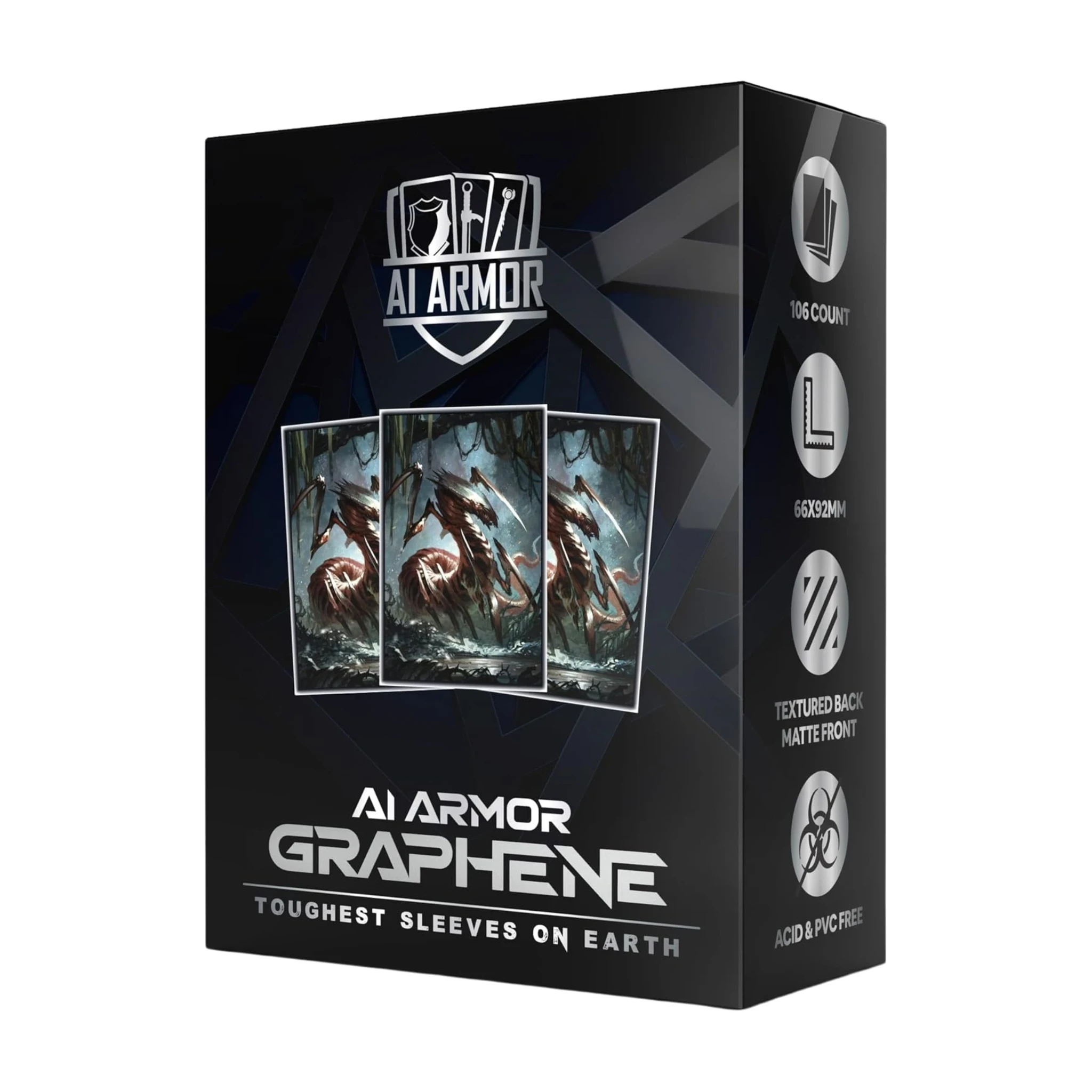 sliver card sleeves Sliver Sleeves - Realm Guard Graphene Textured MTG Sleeves