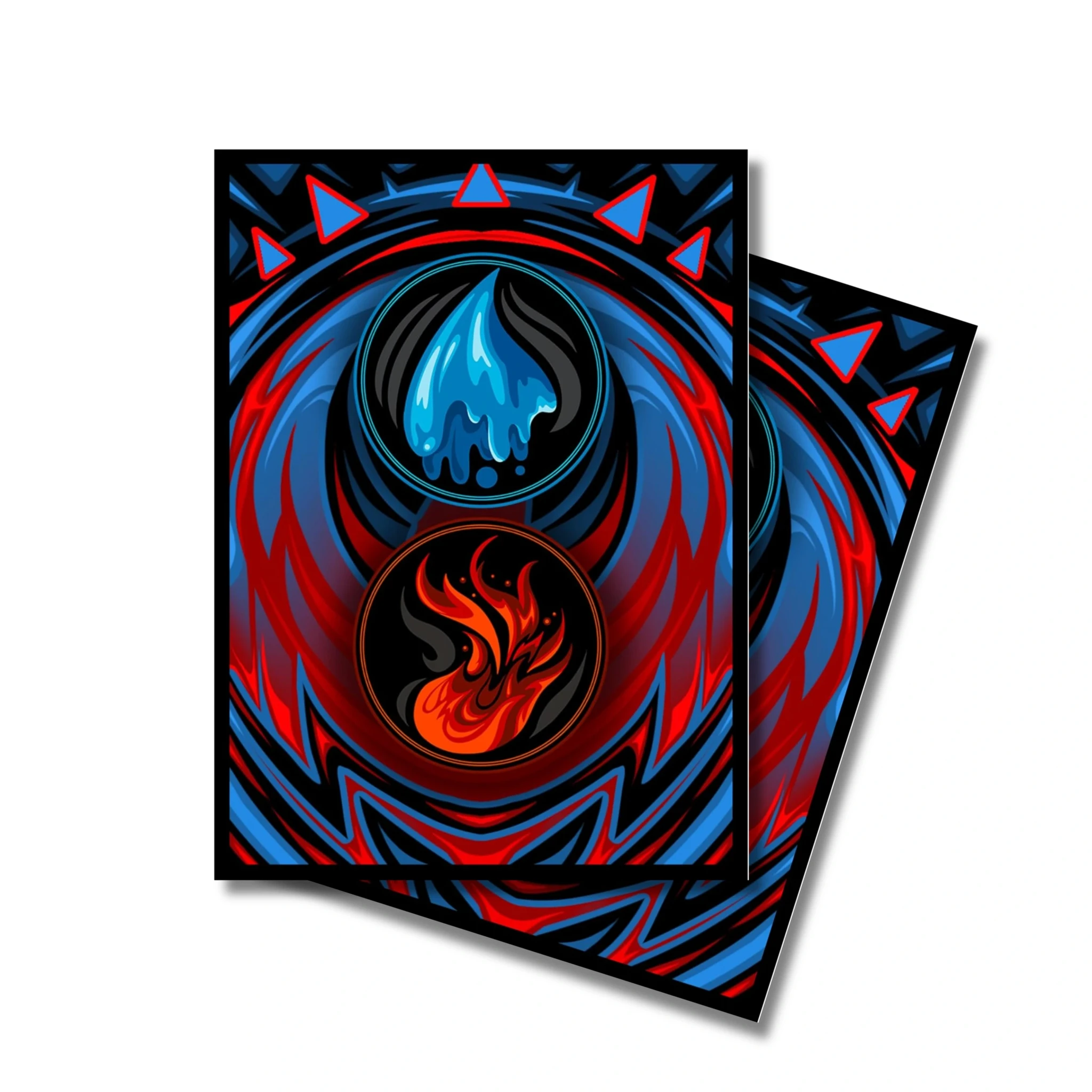 mtg izzet card sleeves Dragon Shield Magic: The Gathering Matte Dual Art Sleeves: Guildpact Series - Izzet League (100ct.)