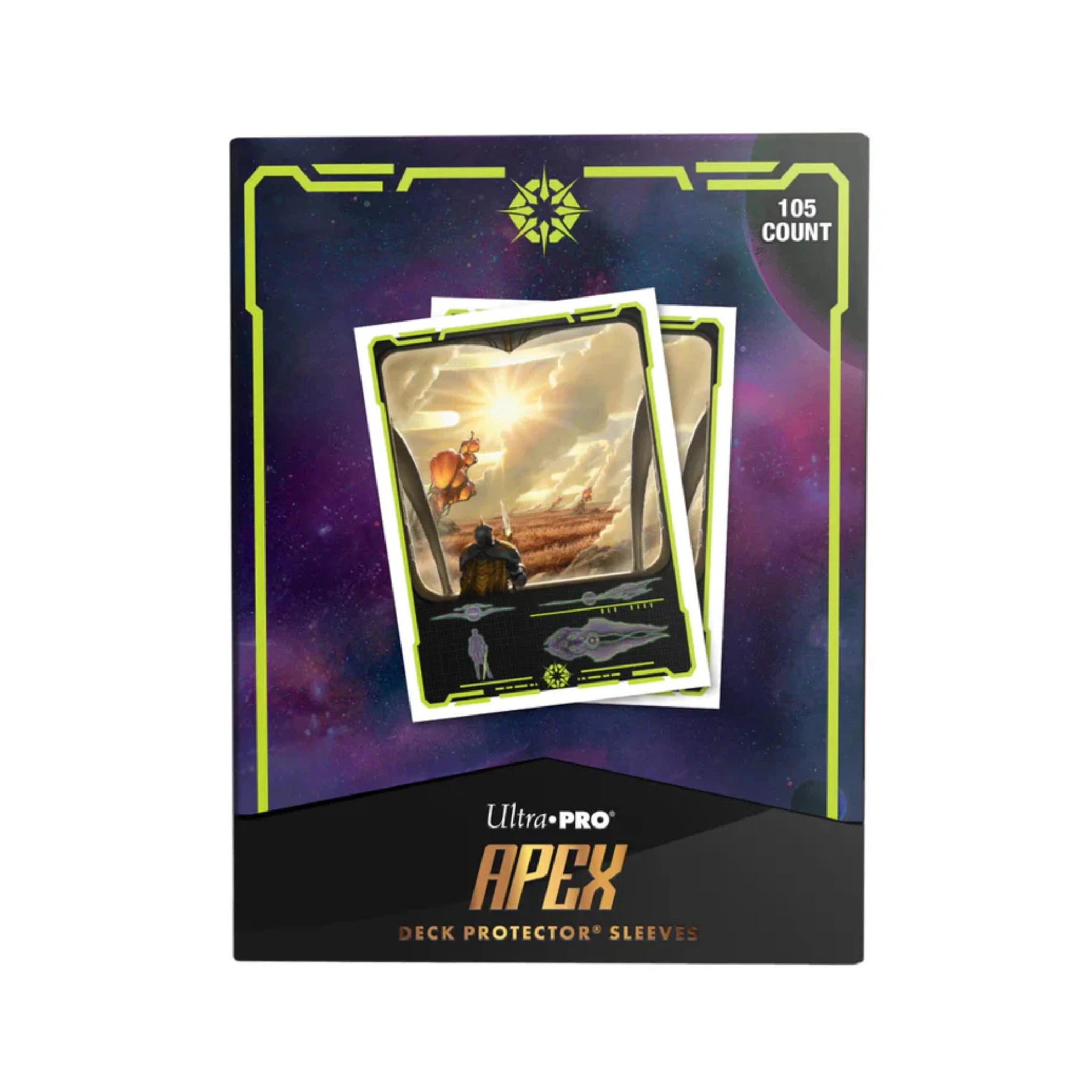 Edge of Eternities 105ct Apex Deck Protector Sleeves White Mythic Edge of Eternities 105ct Apex Deck Protector Sleeves White Mythic