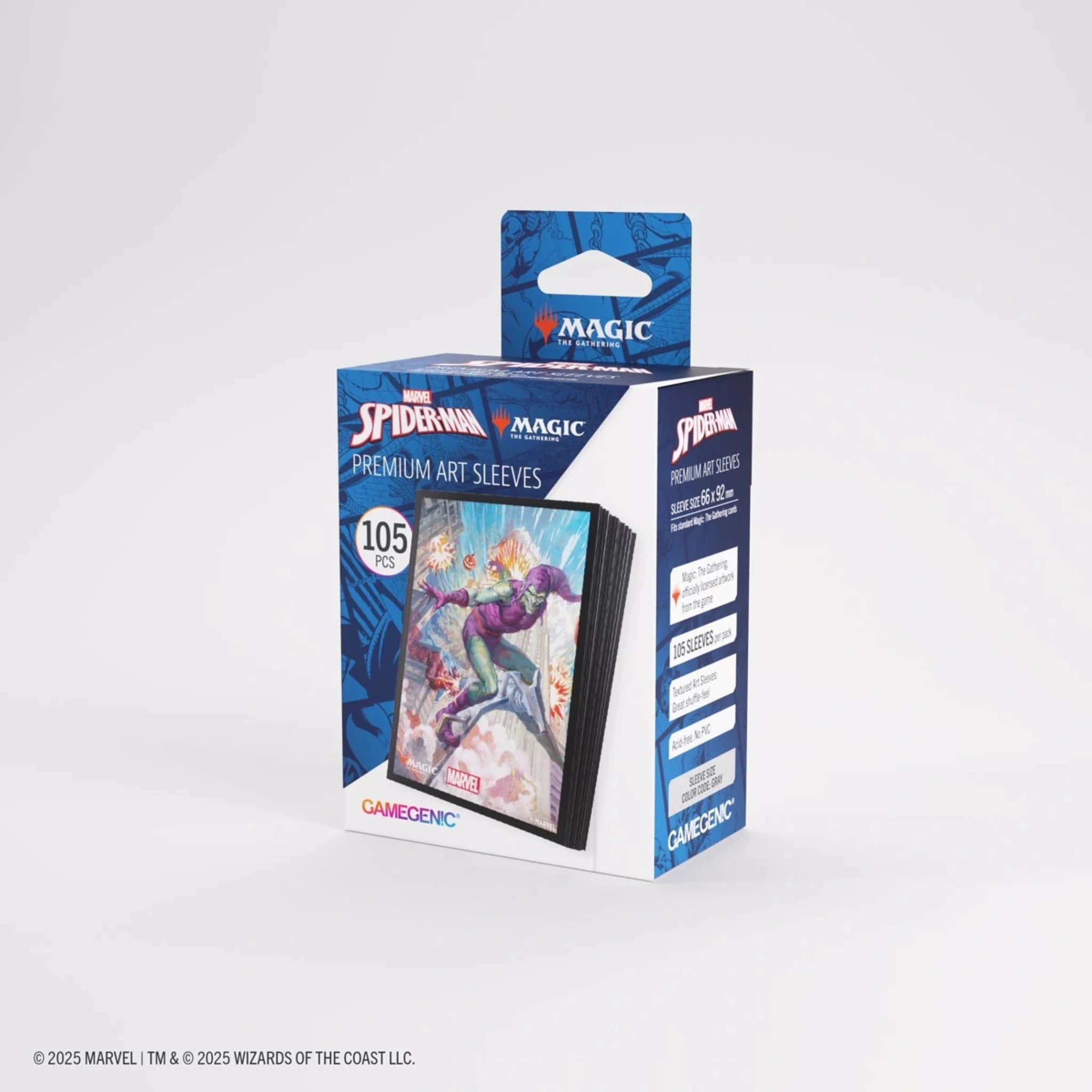 MTG Spider-Man Sleeves - Green Goblin | MTG Sleeves & Toploaders | Gaming Accessories | Backwoods Wizards MTG Spider-Man Sleeves - Green Goblin | MTG Sleeves & Toploaders | Gaming Accessories | Backwoods Wizards