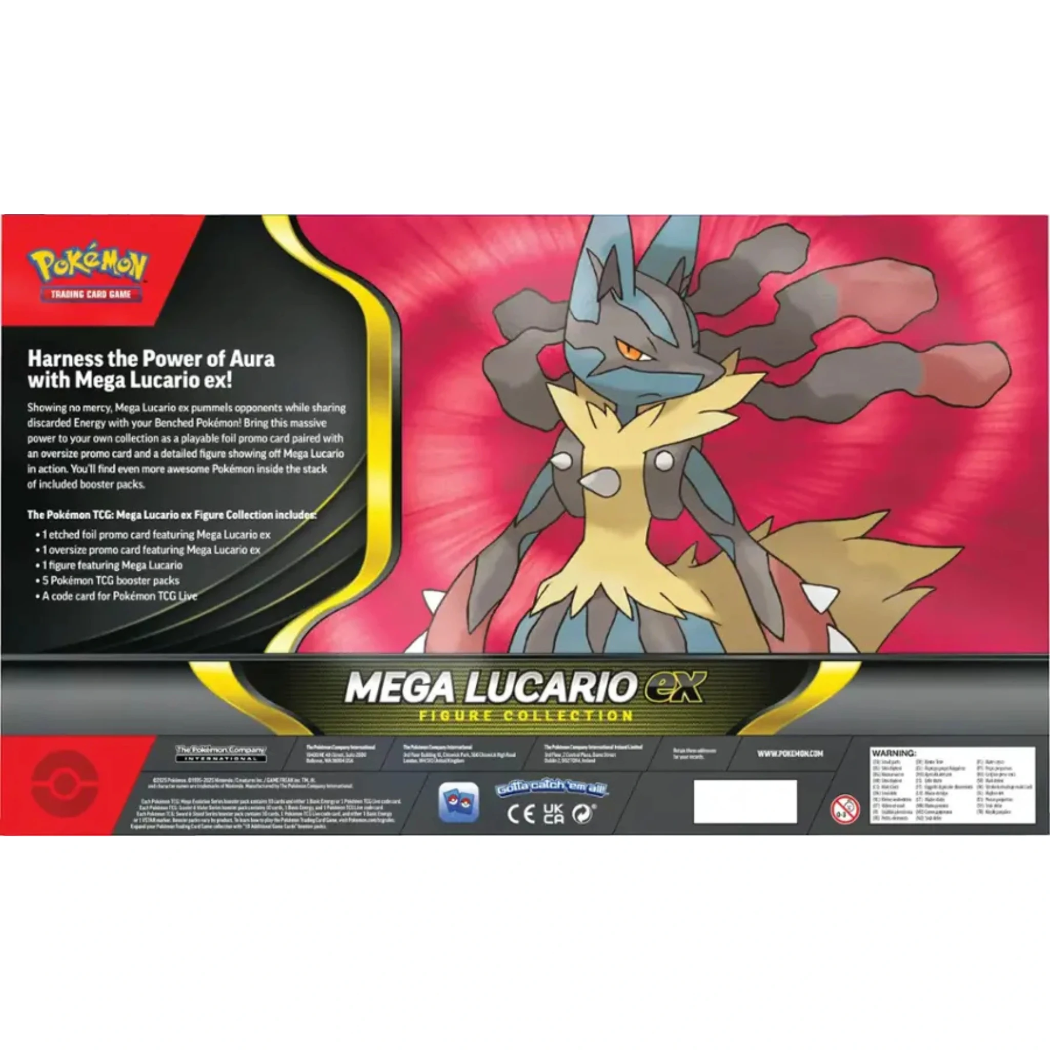 Pokemon Mega Lucario ex Figure Collection | Pokemon | Trading Card Games | Backwoods Wizards Pokemon Mega Lucario ex Figure Collection | Pokemon | Trading Card Games | Backwoods Wizards