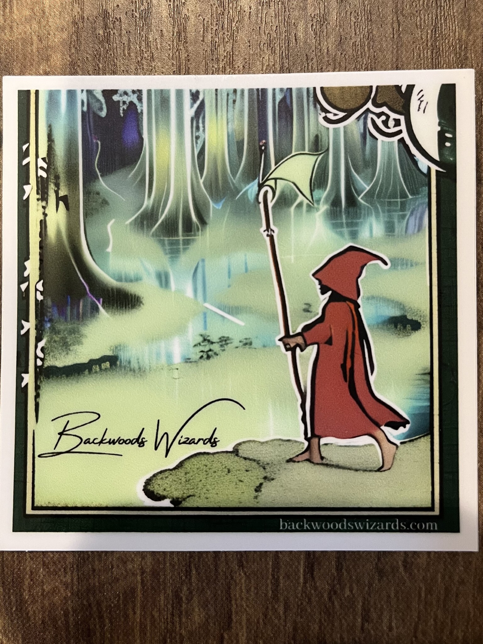 Stickers | Artwork | Backwoods Wizards - Vinyl Sticker [3x3 in ...