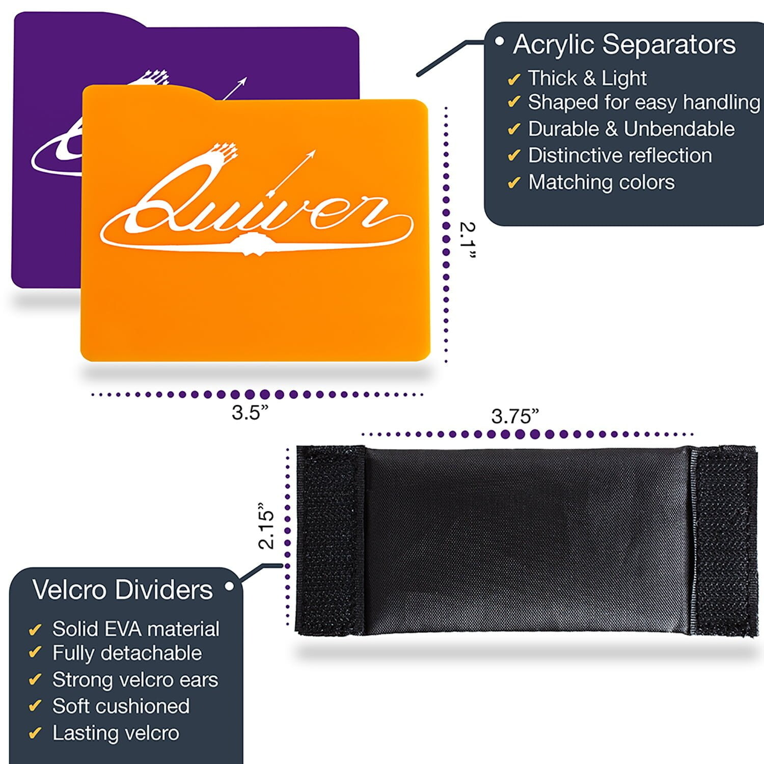 Quiver TCG Case Dividers & Separators | Gaming Accessories | Backwoods ...
