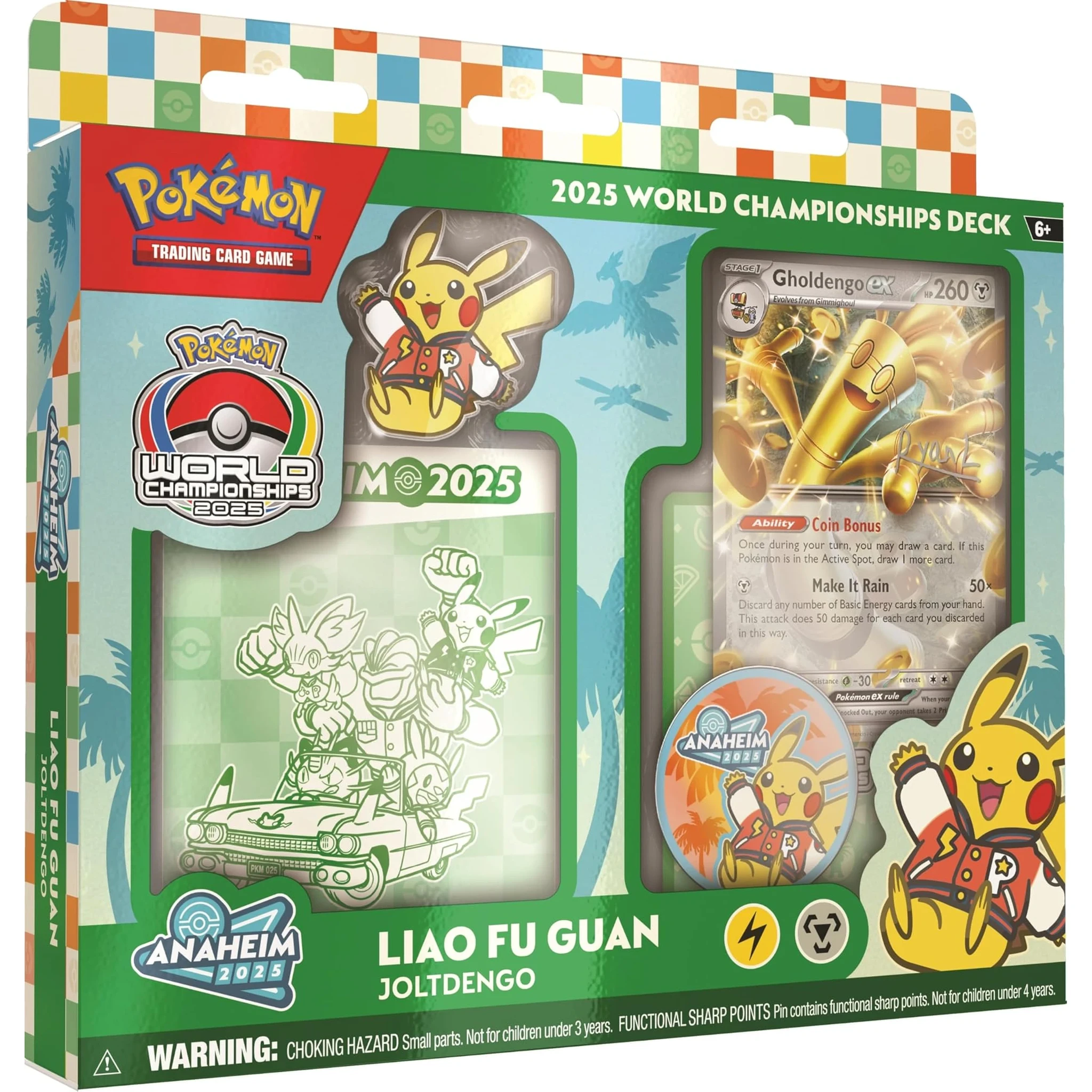 how many cards in a deck of pokemon Pokmon TCG for Beginners (2025): Kid-Friendly Decks card replica of an actual title Pokemon 2025 World Championships Deck
