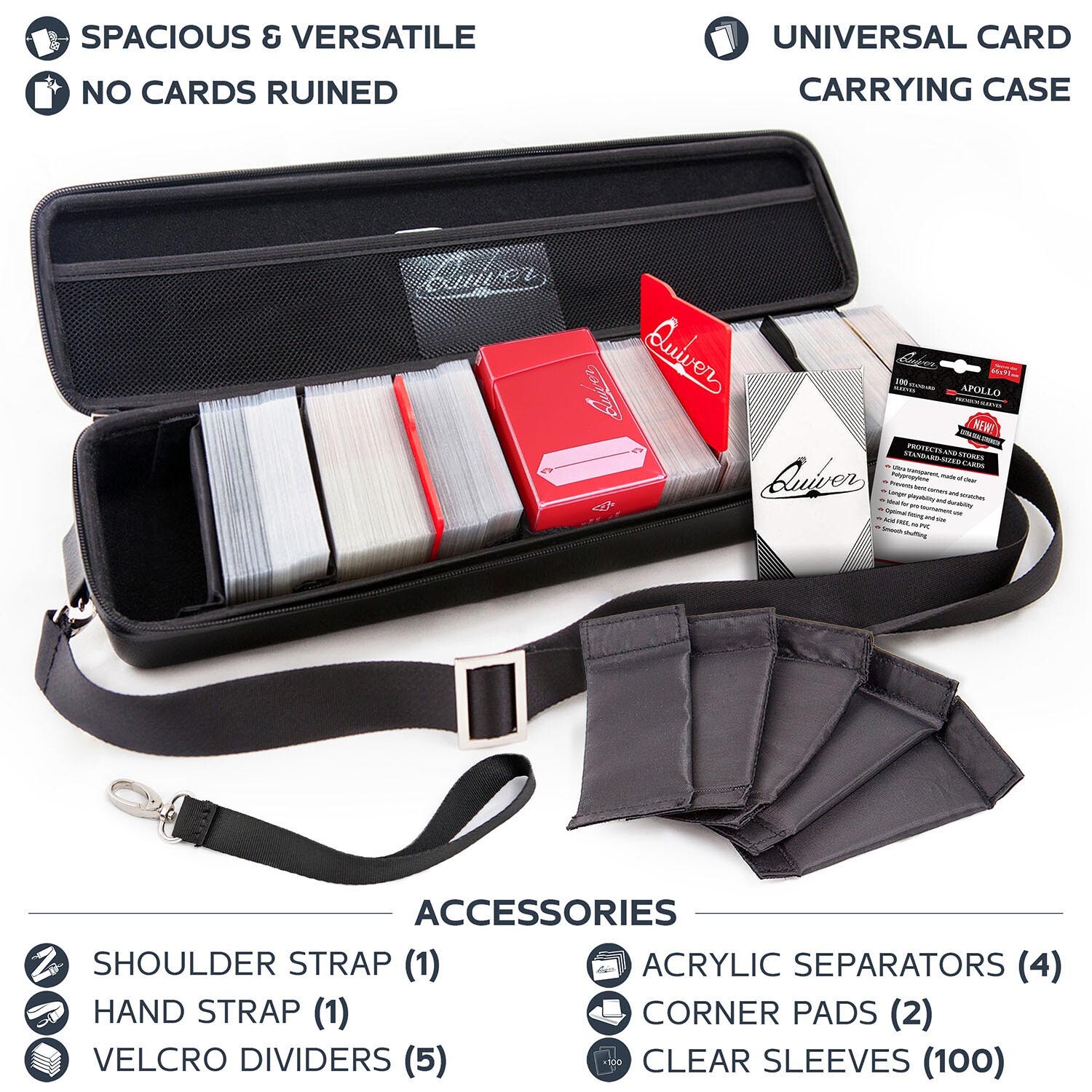 Quiver Card Case in Black | Gaming Accessories | Backwoods Wizards Quiver Card Case in Black | Gaming Accessories | Backwoods Wizards