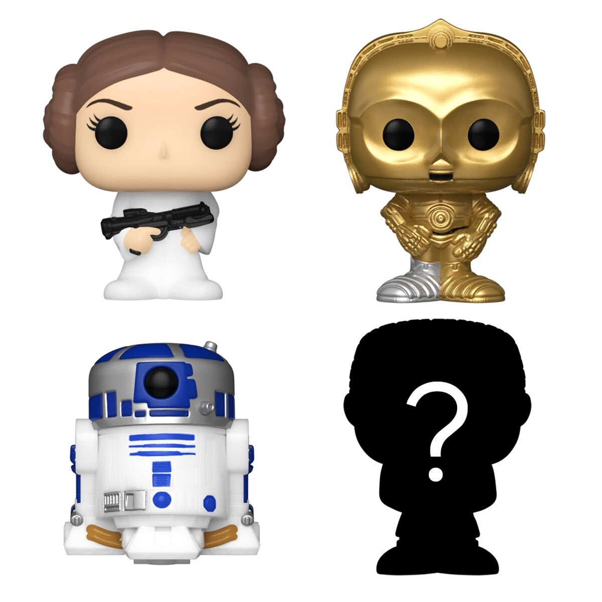 Funko Star Wars Bitty Pop Princess Leia Mini-Figure 4-Pack | Funko Pop ...