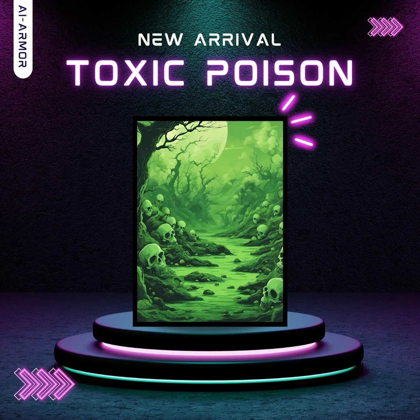 Green Toxic Poison - AI Armor MTG Sleeves - 100 ct | MTG Sleeves & Toploaders | Gaming Accessories | Backwoods Wizards Green Toxic Poison - AI Armor MTG Sleeves - 100 ct | MTG Sleeves & Toploaders | Gaming Accessories | Backwoods Wizards