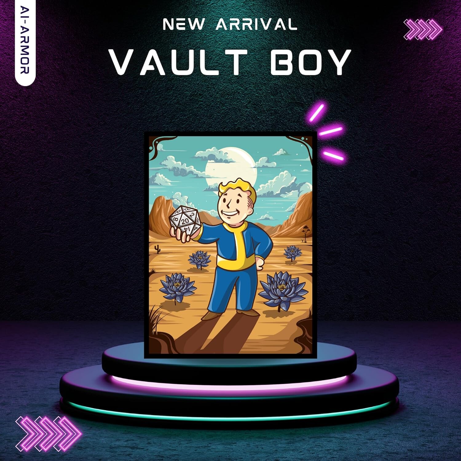 Fallout Sleeves Vault Boy - AI Armor MTG Sleeves - 100 ct | MTG Sleeves & Toploaders | Gaming Accessories | Backwoods Wizards Fallout Sleeves Vault Boy - AI Armor MTG Sleeves - 100 ct | MTG Sleeves & Toploaders | Gaming Accessories | Backwoods Wizards