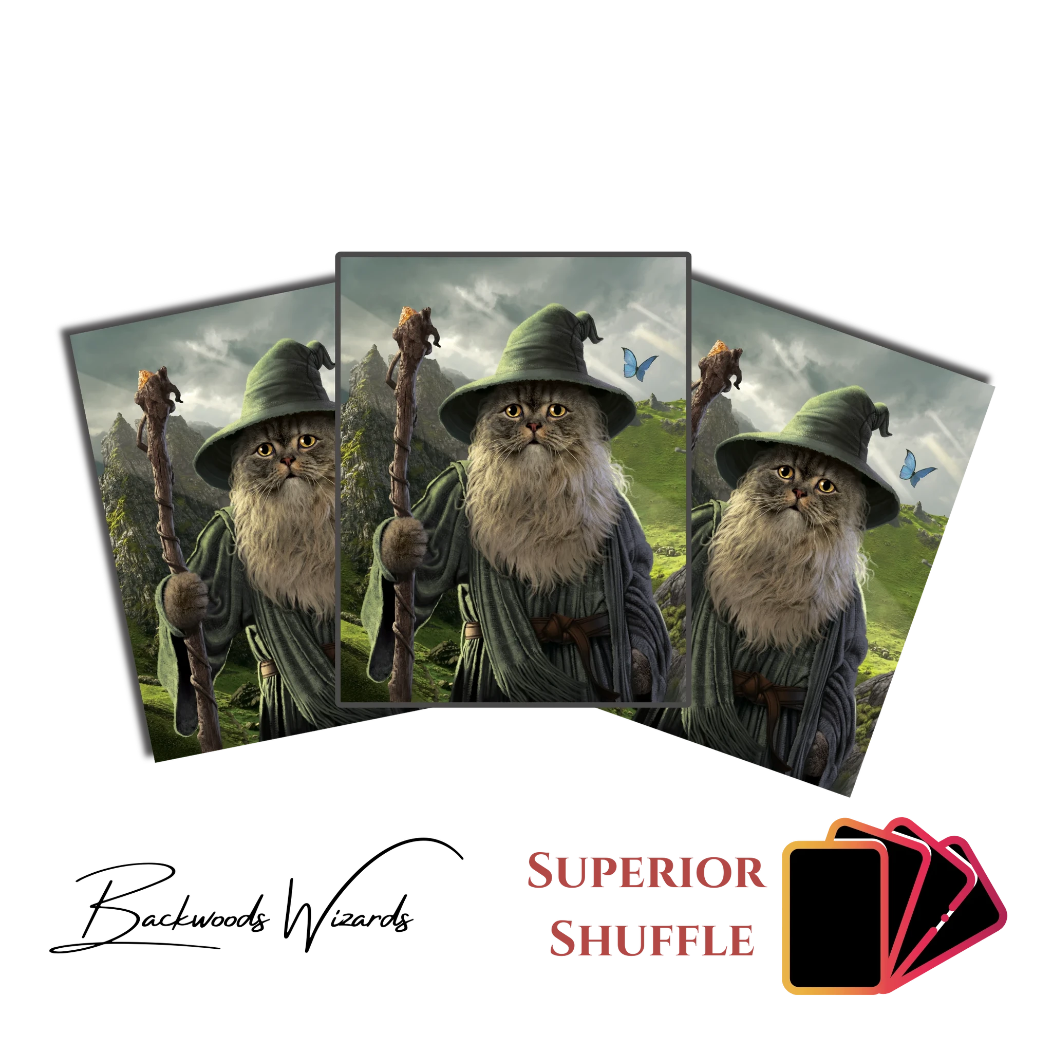 Cat Card Sleeves: Catdalf - MTG Sleeves - 100 Count Pack Cat Card Sleeves: Catdalf - MTG Sleeves - 100 Count Pack