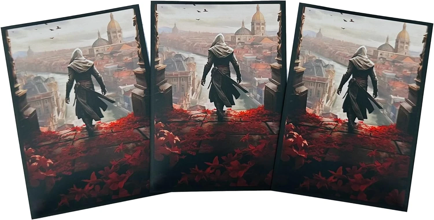 assassin's creed mtg card sleeves Assassins Card Sleeves