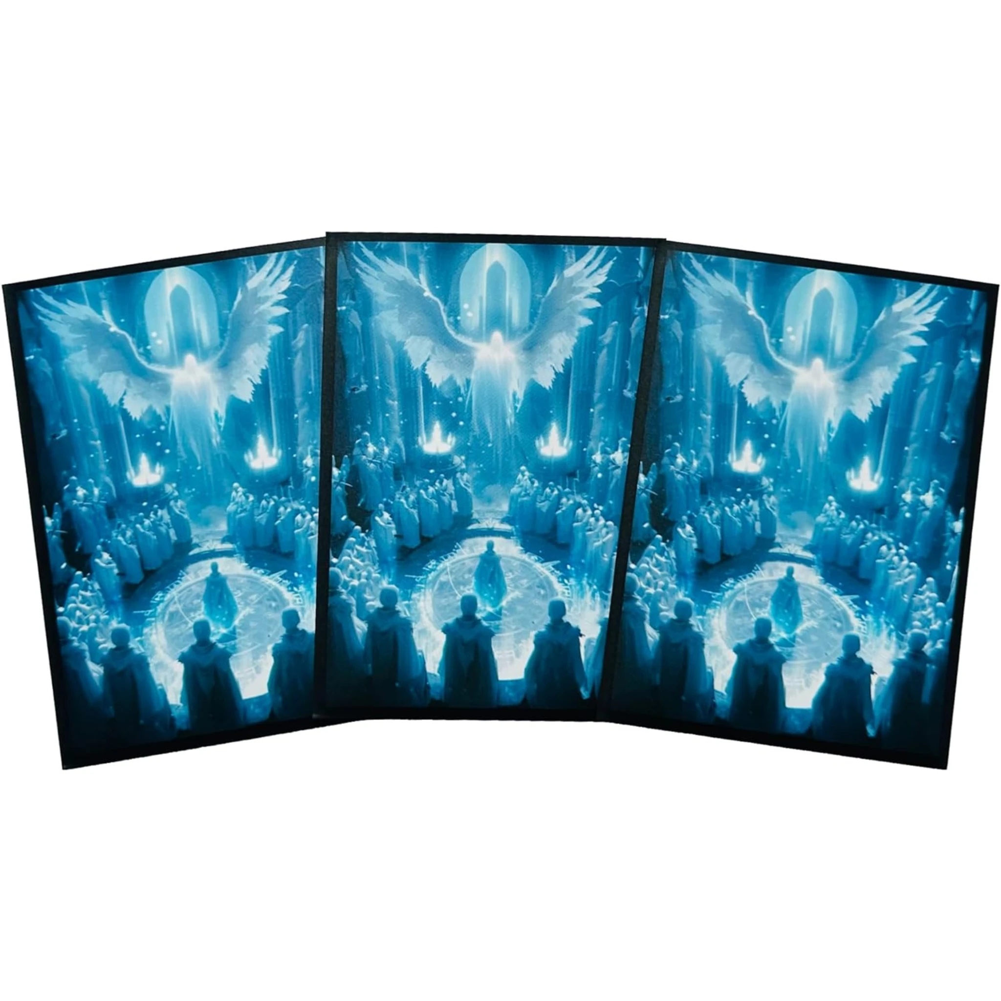 Azorius Sleeves: The White Blue Council - Realm Guard MTG Sleeves - 100 ct Azorius Sleeves: The White Blue Council - Realm Guard MTG Sleeves - 100 ct