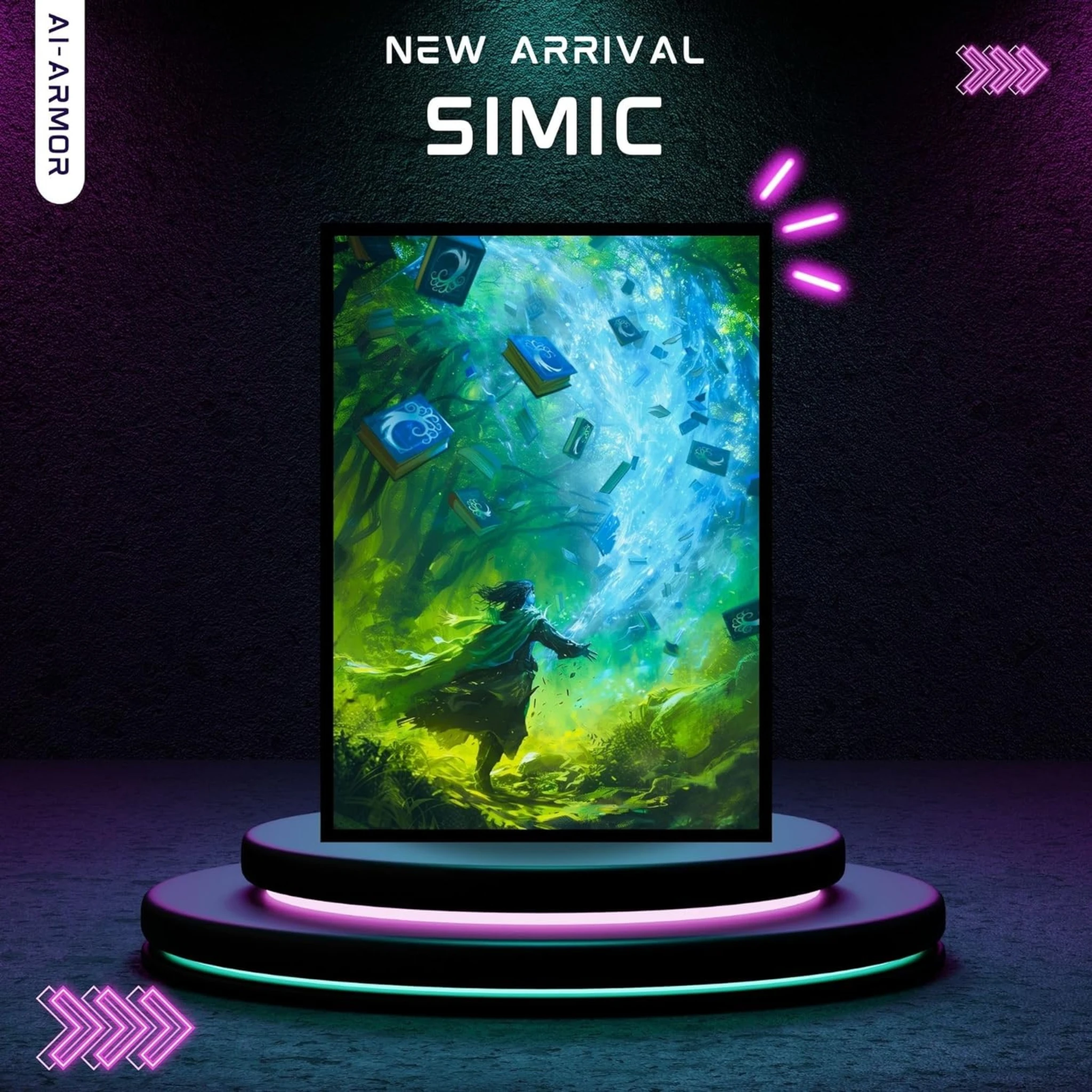 simic card sleeves 60PCS 66X91mm Simic Matte Art Printing Anime Card Sleeves Board Game Card Protector For MTG/PKM Card Trading Card Sleeves