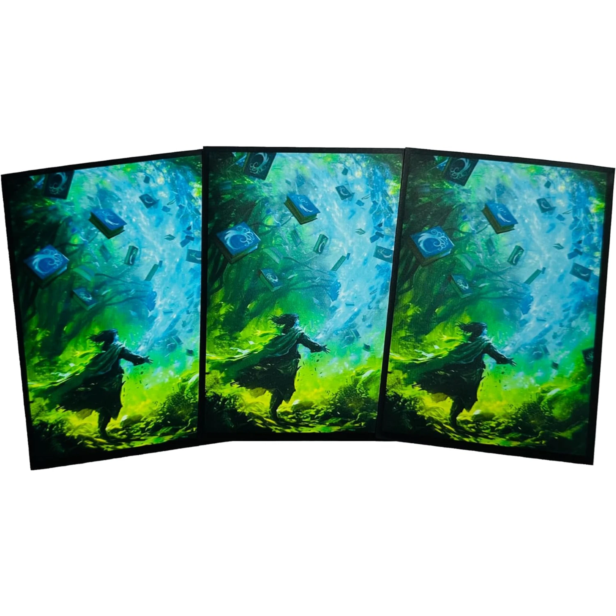 simic card sleeves Ultra Pro Magic the Gathering MTG Simic Zameck Deck Protectors Sleeves 80ct