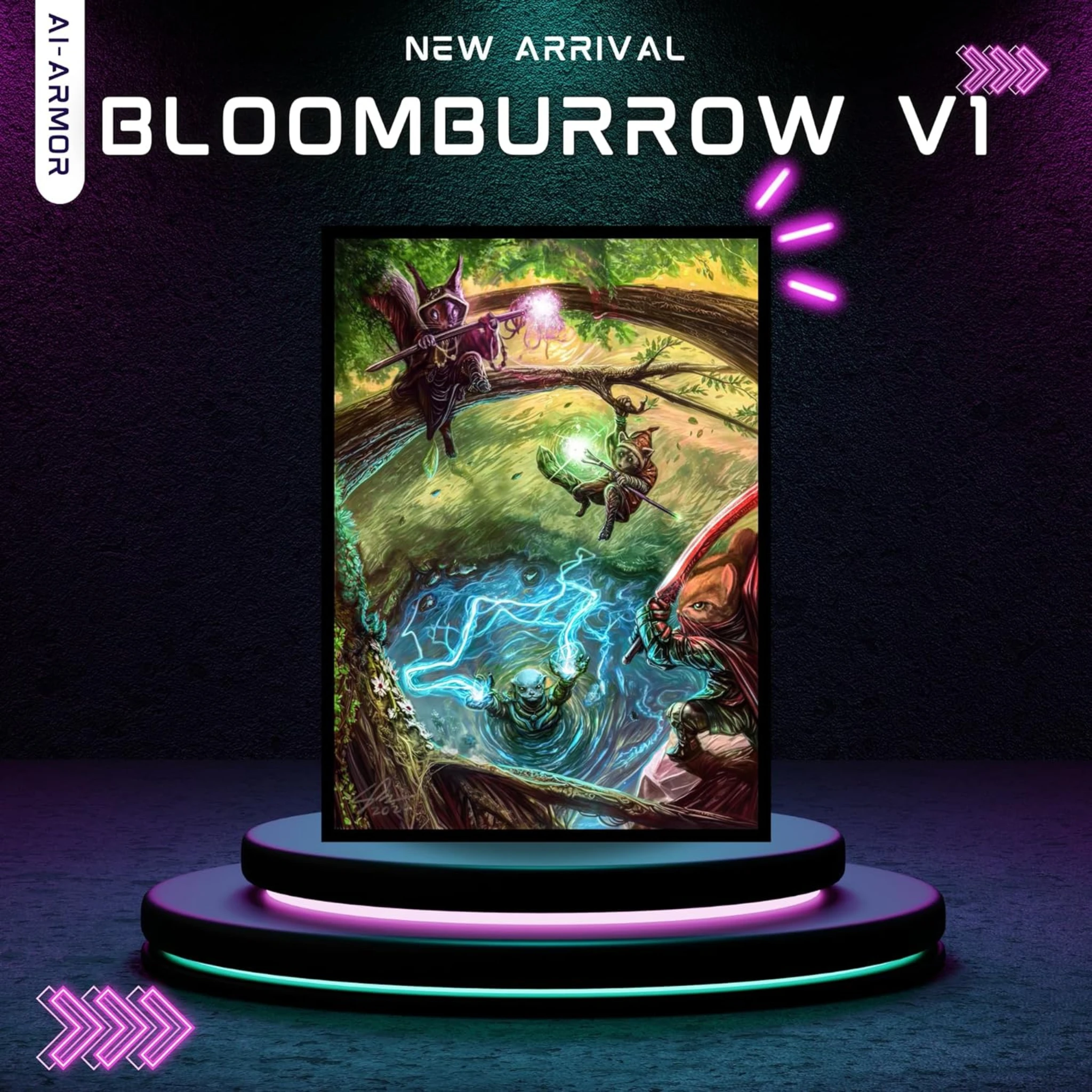 Bloomburrow Card Sleeves: Woodlands - Realm Guard MTG Sleeves - 100 ct Bloomburrow Card Sleeves: Woodlands - Realm Guard MTG Sleeves - 100 ct