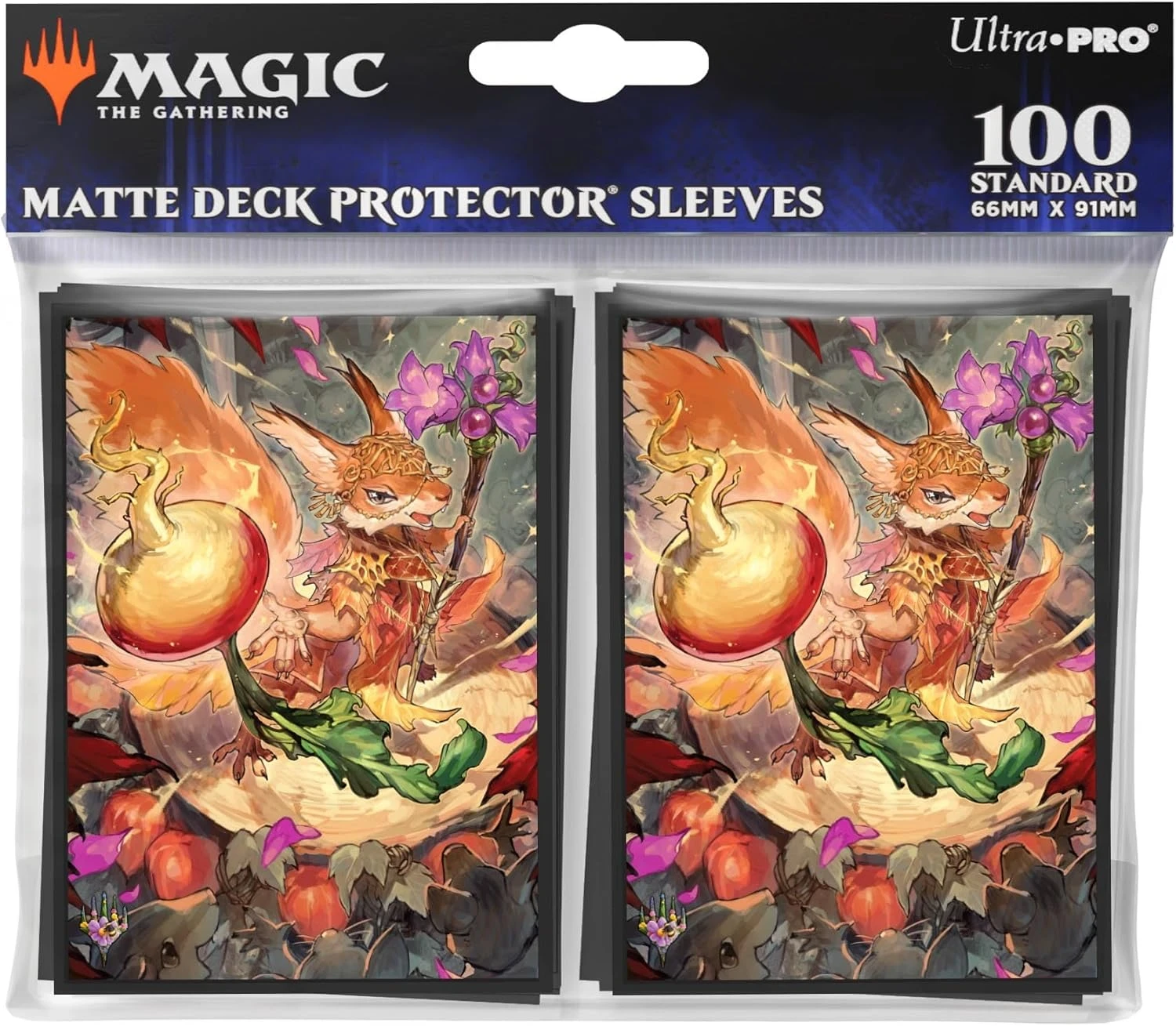 Bloomburrow Hazel of the Rootbloom (Commander) - Ultra Pro MTG Sleeves - 100 ct Bloomburrow Hazel of the Rootbloom (Commander) - Ultra Pro MTG Sleeves - 100 ct