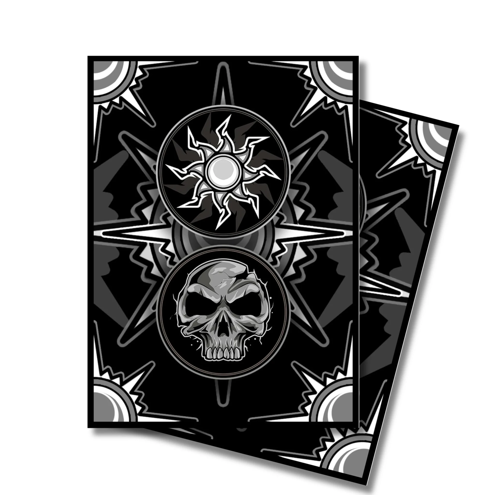 Orzhov Sleeves: White Black Mana - AI Armor MTG Sleeves - 100 ct | MTG Sleeves & Toploaders | Gaming Accessories | Backwoods Wizards Orzhov Sleeves: White Black Mana - AI Armor MTG Sleeves - 100 ct | MTG Sleeves & Toploaders | Gaming Accessories | Backwoods Wizards