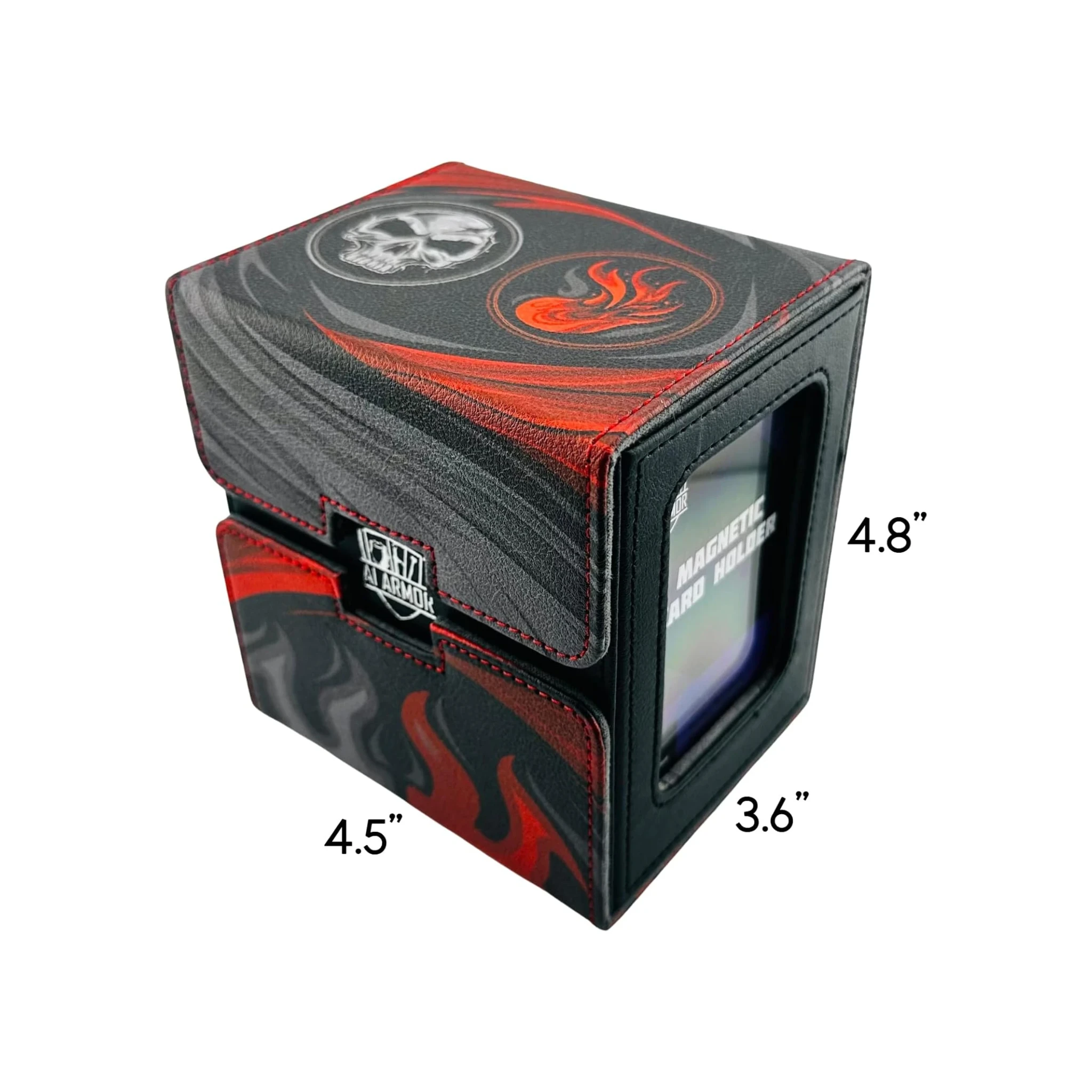 Realm Guard Rakdos MTG Deck Box 100+ | MTG Deck Boxes | Gaming Accessories | Backwoods Wizards Realm Guard Rakdos MTG Deck Box 100+ | MTG Deck Boxes | Gaming Accessories | Backwoods Wizards