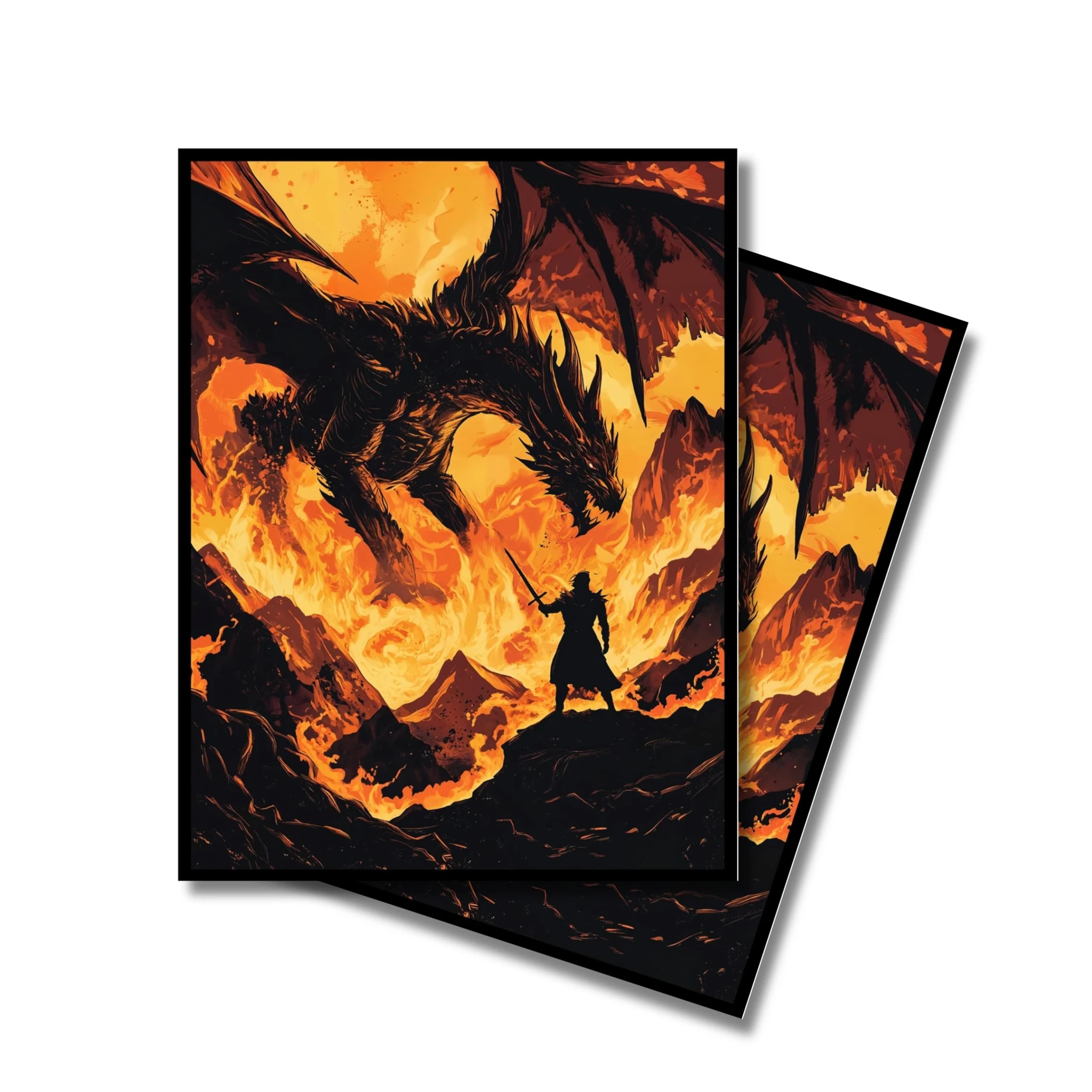 Dragon Card Sleeves - Realm Guard Textured MTG Sleeves - 100 ct Dragon Card Sleeves - Realm Guard Textured MTG Sleeves - 100 ct