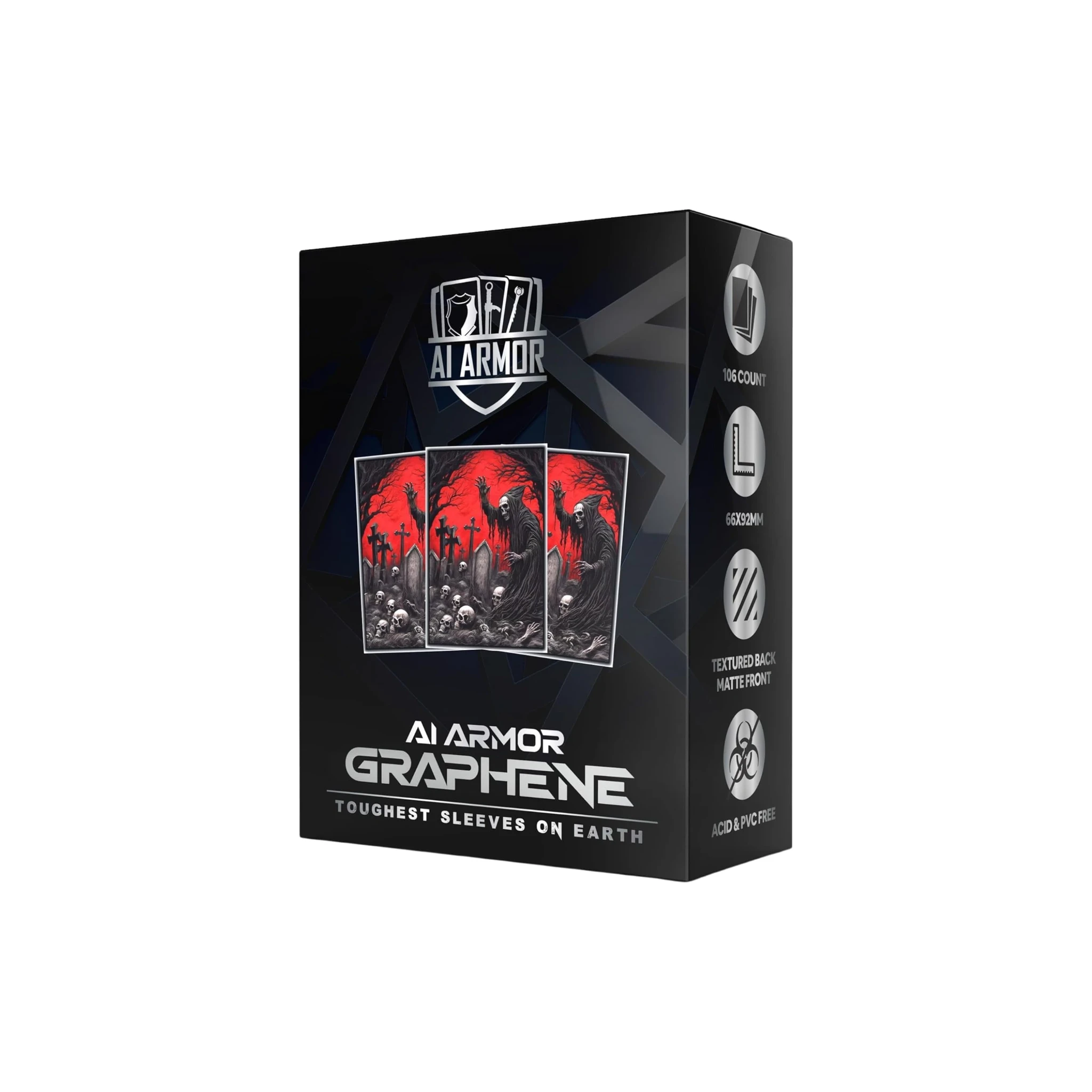 rakdos card sleeves Rakdos Sleeves: Black Red Mana - Realm Guard MTG Sleeves