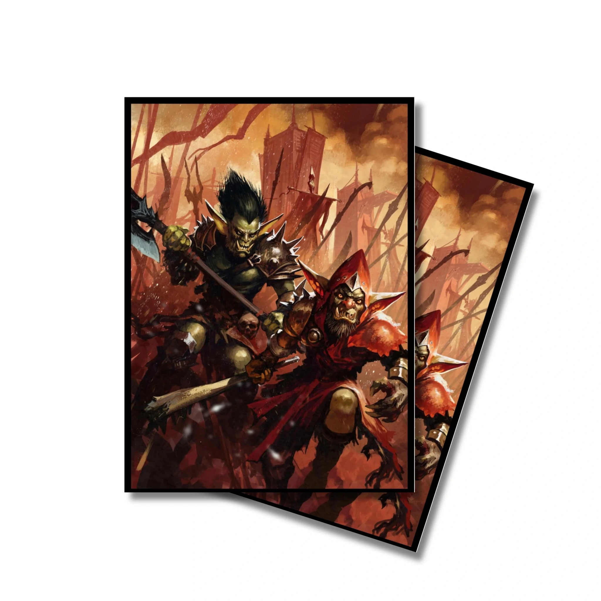 goblin slayer card sleeves Goblin Clan Holofoil Sleeves - Compatible With MTG - Set of 105 - Street Clans Manga Anime Style